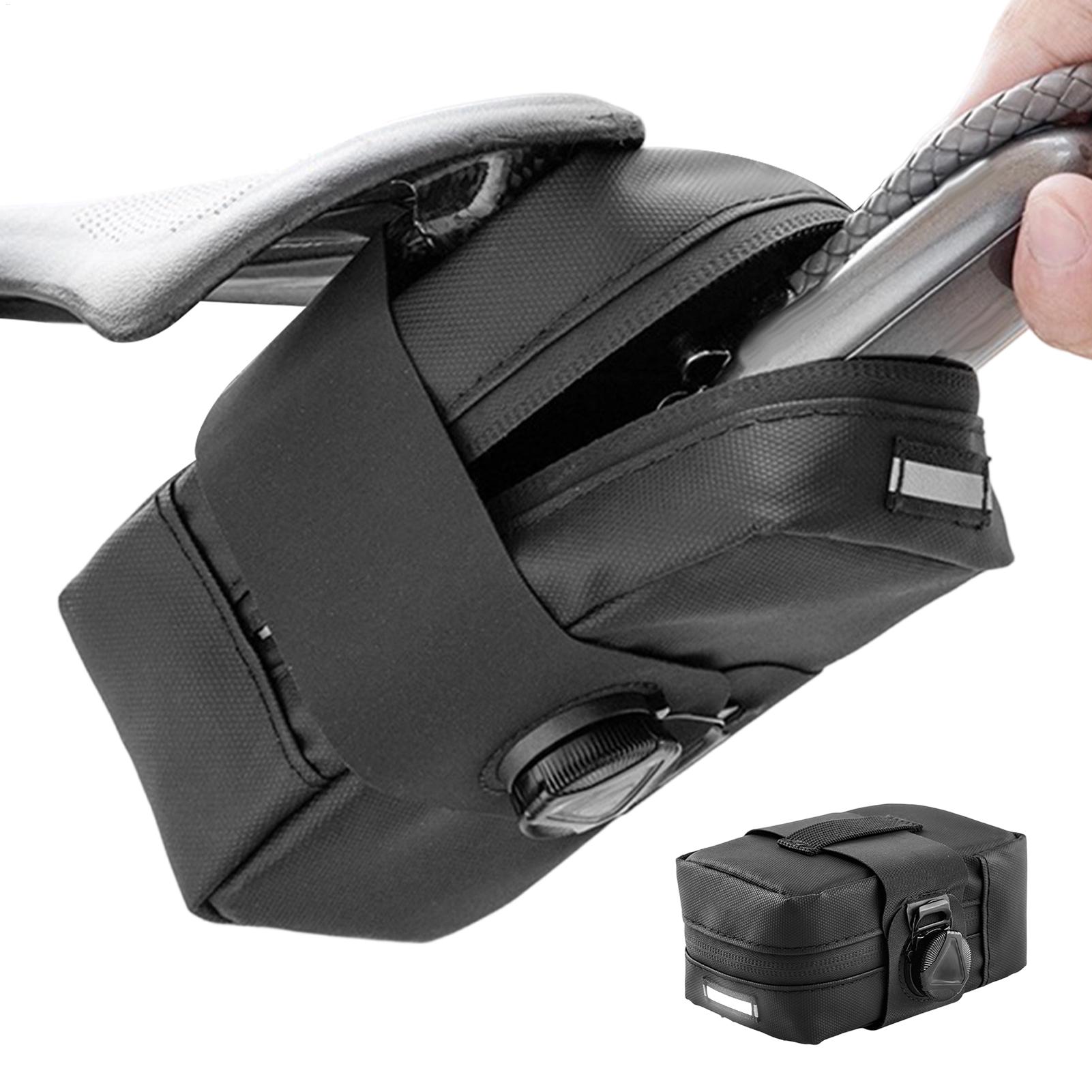 Saddle Bag Under Seat - Bike Saddle Bag Rotary Lock Under