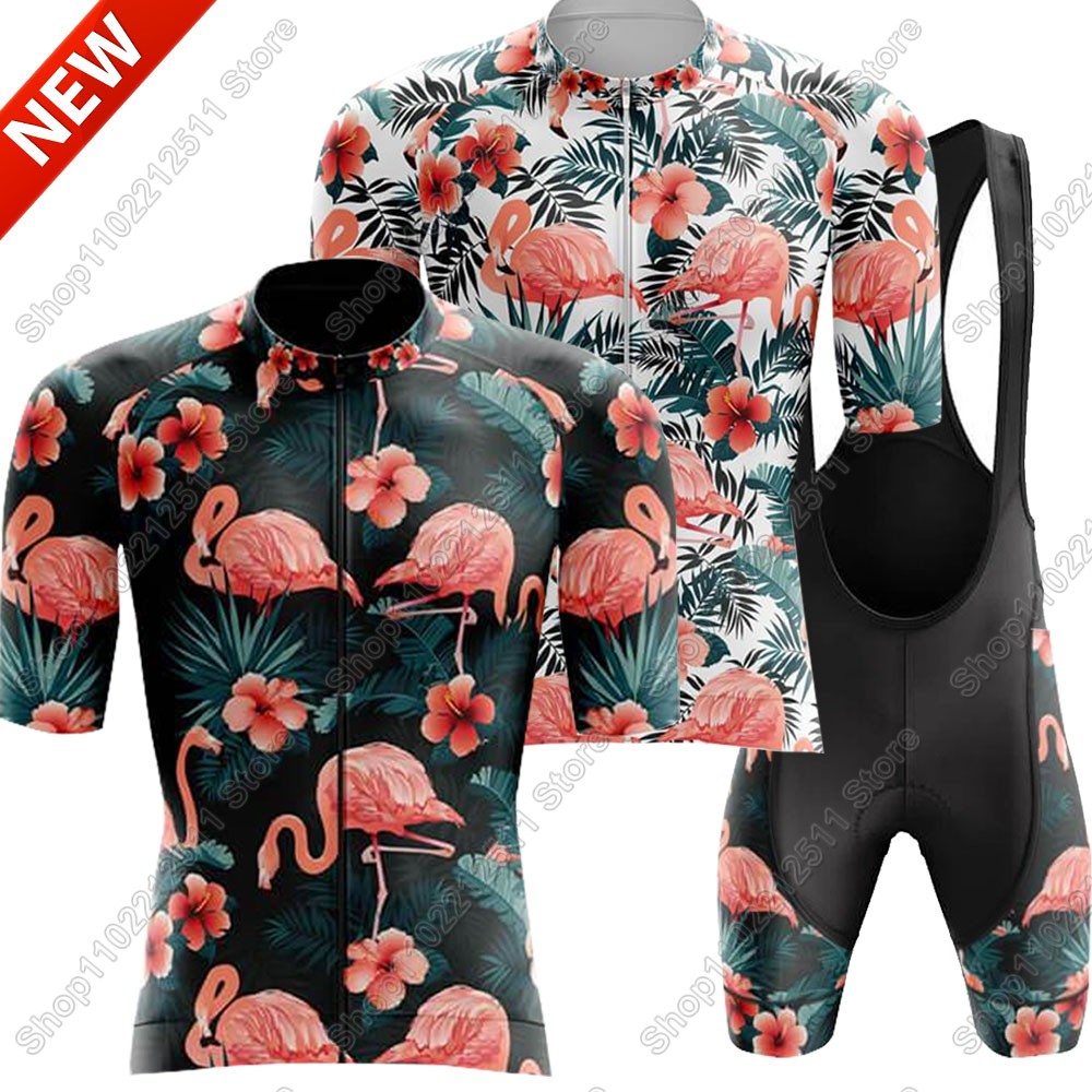 Cycling Commuter Clothing - 2025 Flamingo Cycling Jersey Set Bicycle