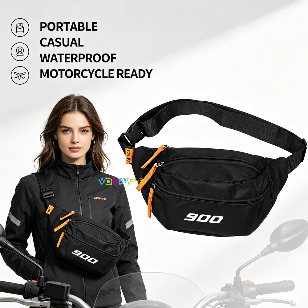Cycling Commute Speed - Motorcycle Commuting Waterproof Storage Fanny Pack