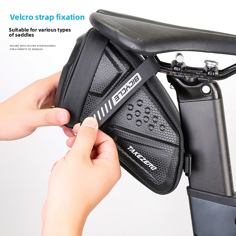Black L Eva Hard Shell Bicycle - Saddle Bag Under Seat review and price