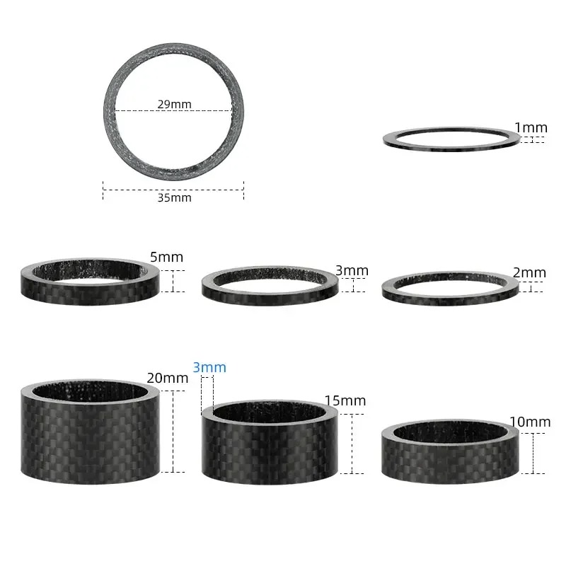 Bicycle Carbon Fiber Spacers f - Bell Handlebar Ring review and price