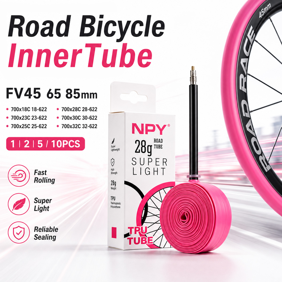 Road Bicycle Inner Tube Tire T - Cycling Commute Training review and price