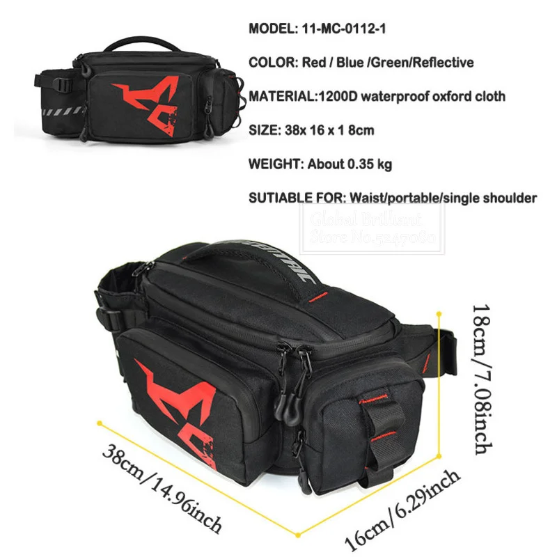 Waterproof Motorcycle Bag Mult - Cycling Commuter Backpack Waterproof review and price